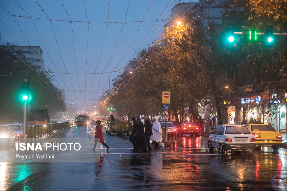 بارش باران | تهران | ر