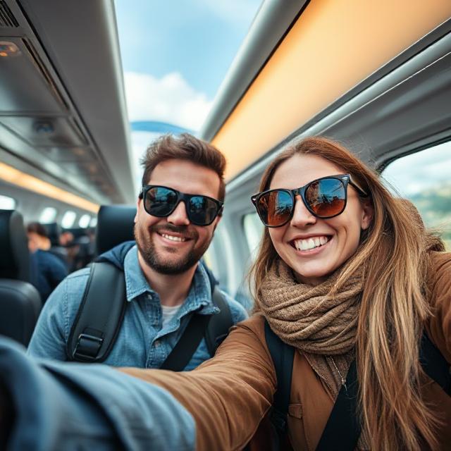 سلفی حرفه ای در سفر